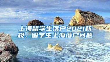 上海留学生落户2021新规，留学生上海落户问题