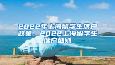 2022年上海留学生落户政策，2022上海留学生落户细则