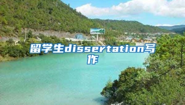 留学生dissertation写作