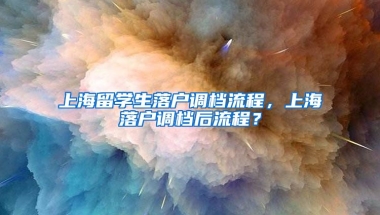 上海留学生落户调档流程，上海落户调档后流程？