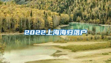 2022上海海归落户