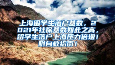 上海留学生落户基数，2021年社保基数如此之高，留学生落户上海压力倍增！附自救指南！