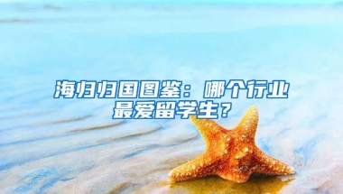 海归归国图鉴：哪个行业最爱留学生？