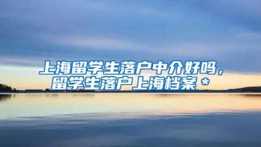 上海留学生落户中介好吗，留学生落户上海档案＊