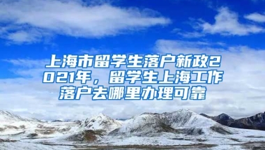 上海市留学生落户新政2021年，留学生上海工作落户去哪里办理可靠