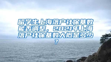 留学生上海落户社保基数能否调整，2021年上海落户社保基数大概是多少？