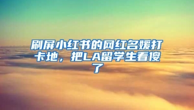 刷屏小红书的网红名媛打卡地，把LA留学生看傻了