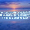 2022年上海落户政策放宽！低学历也能直接落户上海！