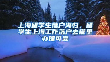 上海留学生落户海归，留学生上海工作落户去哪里办理可靠