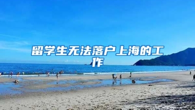 留学生无法落户上海的工作