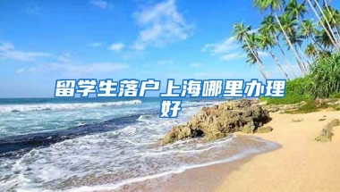 留学生落户上海哪里办理好