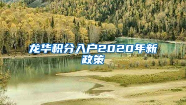 龙华积分入户2020年新政策