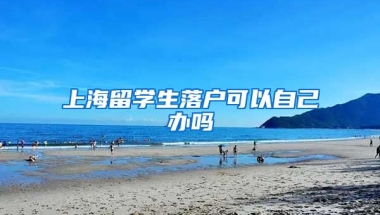 上海留学生落户可以自己办吗