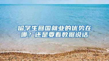 留学生回国就业的优势在哪？还是要看数据说话