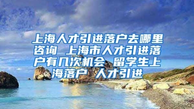 上海人才引进落户去哪里咨询 上海市人才引进落户有几次机会 留学生上海落户 人才引进