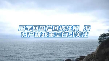 留学回国户口被注销 海归户籍政策空白引关注